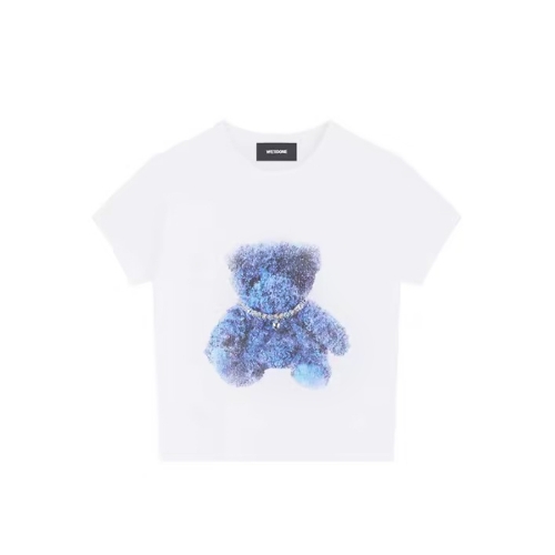 WE11DONE 女士T恤衫 WD-TT0-25-754-W-WH-XS