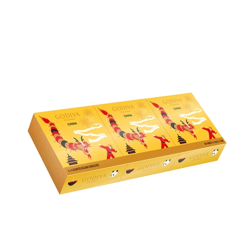 歌帝梵中国纪念巧克力礼盒 (3x4颗装)