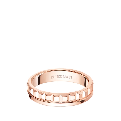 Boucheron 宝诗龙Quatre18K玫瑰金戒指