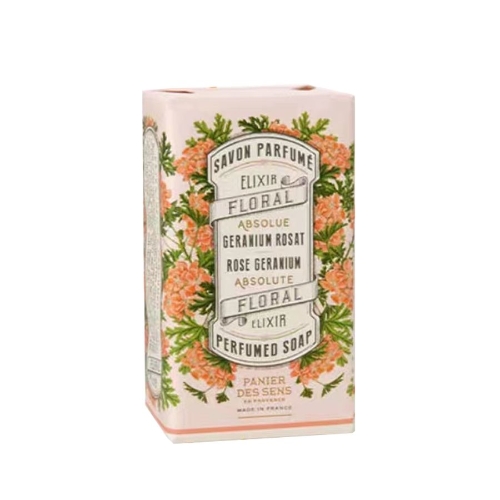 Panier Des Sens南法庄园固体香皂-玫瑰天竺葵香150g