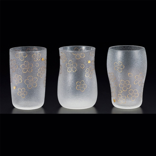 高级樱花工艺杯3个套装