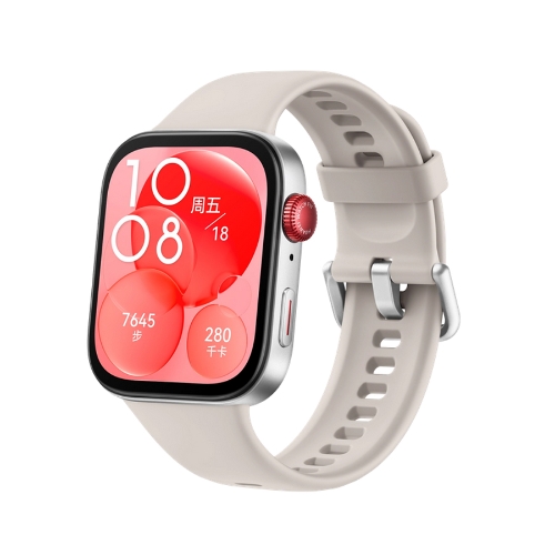 华为智能穿戴 WATCH FIT 3 SLO-B19(月光白氟橡胶表带) 月光白