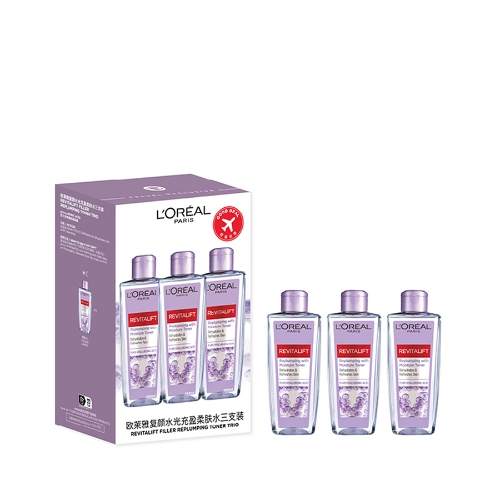 L’Oréal 欧莱雅复颜水光充盈柔肤水3*200ml