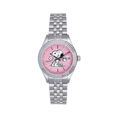 TIMEX 天美时精钢石英女士腕表